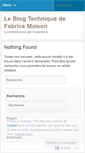 Mobile Screenshot of fabricemaison.wordpress.com
