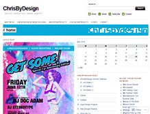 Tablet Screenshot of chrisbydesign.wordpress.com