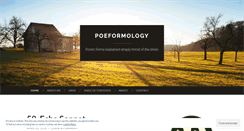 Desktop Screenshot of poeformology.wordpress.com