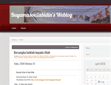 Tablet Screenshot of buyamasoedabidin.wordpress.com