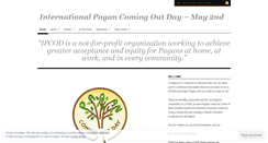 Desktop Screenshot of internationalpagancomingoutday.wordpress.com