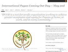 Tablet Screenshot of internationalpagancomingoutday.wordpress.com