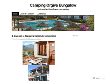 Tablet Screenshot of campingorgiva.wordpress.com