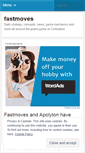 Mobile Screenshot of fastmoves.wordpress.com