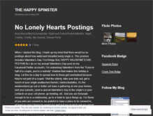 Tablet Screenshot of happyspinster66.wordpress.com