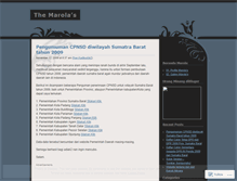 Tablet Screenshot of marola.wordpress.com