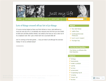 Tablet Screenshot of justjudeslife.wordpress.com