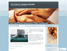 Tablet Screenshot of caregiverspirituality.wordpress.com