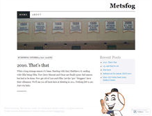 Tablet Screenshot of metsfog.wordpress.com