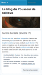 Mobile Screenshot of pousseurdecailloux.wordpress.com