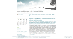 Desktop Screenshot of innovatorieuropeistlouis.wordpress.com