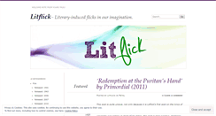 Desktop Screenshot of litflick.wordpress.com