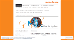 Desktop Screenshot of movedanse.wordpress.com