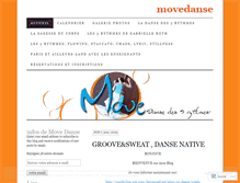 Tablet Screenshot of movedanse.wordpress.com