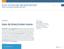 Tablet Screenshot of akm.bancdebinarybrokerreview.wordpress.com