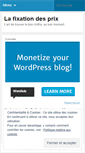 Mobile Screenshot of lafixationdesprix.wordpress.com