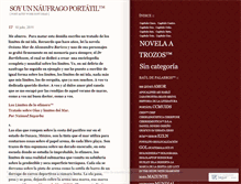 Tablet Screenshot of naufragoportatil.wordpress.com