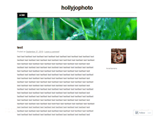 Tablet Screenshot of hollyjophoto.wordpress.com