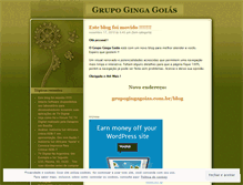Tablet Screenshot of grupogingagoias.wordpress.com