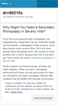 Mobile Screenshot of drv90210s.wordpress.com