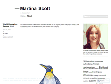 Tablet Screenshot of martinascott.wordpress.com