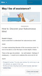 Mobile Screenshot of mayibeofassistance.wordpress.com