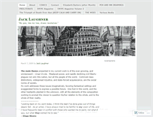 Tablet Screenshot of jacklaughner.wordpress.com