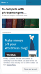 Mobile Screenshot of phrasemongers.wordpress.com