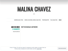 Tablet Screenshot of malinachavez.wordpress.com