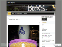 Tablet Screenshot of hiphopsbeer.wordpress.com