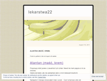 Tablet Screenshot of lekarstwa22.wordpress.com