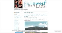 Desktop Screenshot of juliewest.wordpress.com