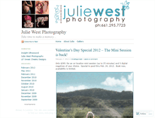 Tablet Screenshot of juliewest.wordpress.com