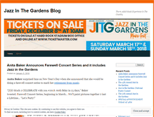 Tablet Screenshot of jazzinthegardens.wordpress.com