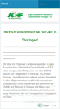 Mobile Screenshot of jefthueringen.wordpress.com