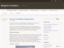 Tablet Screenshot of bulgariatremblers.wordpress.com