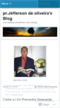 Mobile Screenshot of pregadorjeffersondeoliveira.wordpress.com