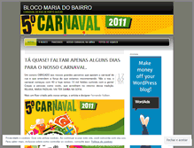 Tablet Screenshot of mariadobairro.wordpress.com