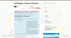 Desktop Screenshot of hispaniccinema.wordpress.com