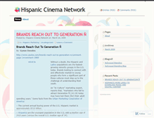 Tablet Screenshot of hispaniccinema.wordpress.com