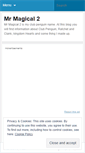 Mobile Screenshot of mrmagical2.wordpress.com