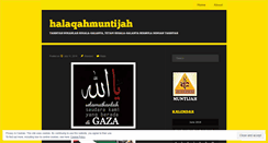 Desktop Screenshot of halaqahmuntijah.wordpress.com