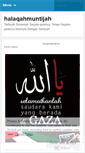 Mobile Screenshot of halaqahmuntijah.wordpress.com