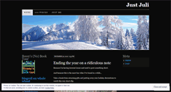 Desktop Screenshot of justjuli.wordpress.com