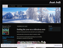Tablet Screenshot of justjuli.wordpress.com