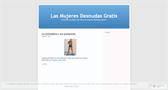 Desktop Screenshot of lasmujeresdesnudas.wordpress.com