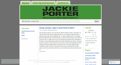 Desktop Screenshot of jackieporter.wordpress.com