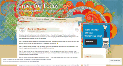 Desktop Screenshot of gracefortoday.wordpress.com
