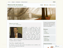 Tablet Screenshot of oficiantebodas.wordpress.com