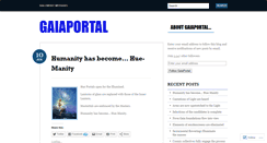 Desktop Screenshot of gaiaportal.wordpress.com